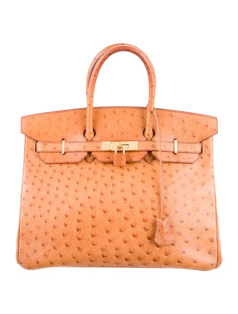 ostrich for hermes bags